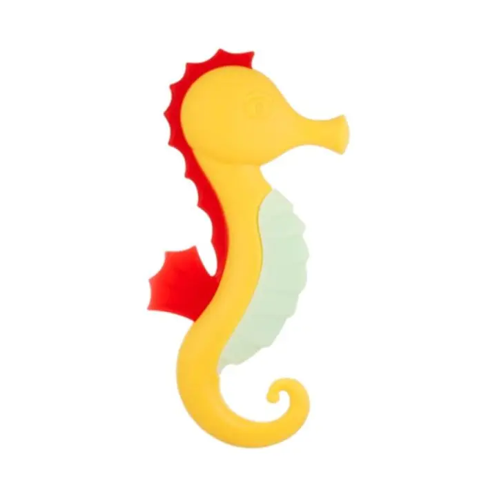 Silicone Sea-Horse Teething Toy | BPA Free, Food Grade, Cute & Flexible