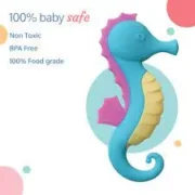 Silicone Sea-Horse Teething Toy | BPA Free, Food Grade, Cute & Flexible