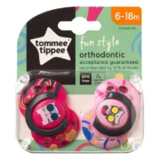 Tommee Tippee Air Style Soothers 6–18M – Orthodontic, BPA-Free, Silicone