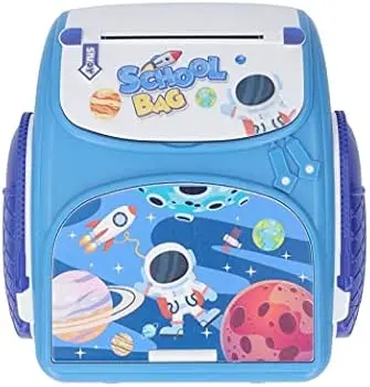 NIBEMINENT Cartoon Spaceman Electronic Bank for Kids – Money-Saving Schoolbag