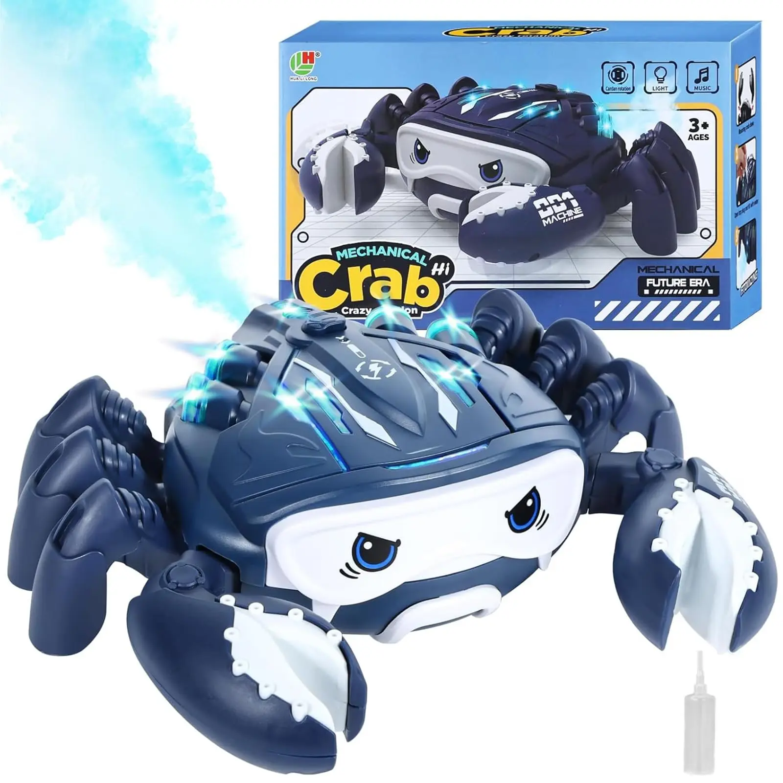 Interactive Crawling Crab Toy for Babies – Music, Light & Spray | Sensory & Motor Skill Development