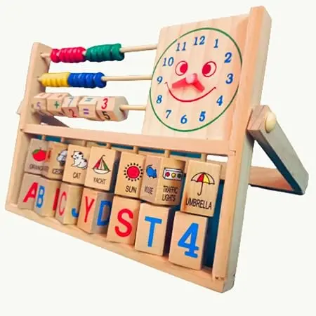 Melissa & Doug Wooden Add & Subtract Abacus for Kids – Educational Toy in Bangladesh