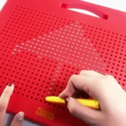 Magnet Tablet Pad – Reusable Drawing Board for Kids (Red)