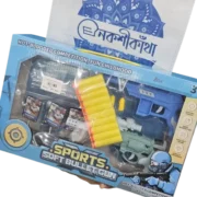 2 Pcs Soft Gun Toy Bundle with 10 Bullets & Targets – Safe Play for Kids