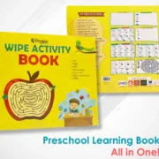 Wipe Activity Book for Kids – Bengali, English, Arabic & Geometry