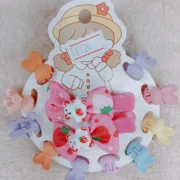 Cute Flower Hair Clip Set For Baby Girl