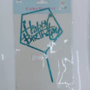 Acrylic Happy Birthday cake topper