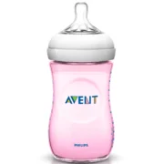Avent Natural Pink Bottle 260ml | Natural Response, BPA Free