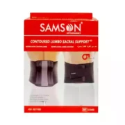 Samson Orthopaedics Contoured Lumbo Sacral Support Belt for Back Pain Relief – Size L (36–40 Inches)