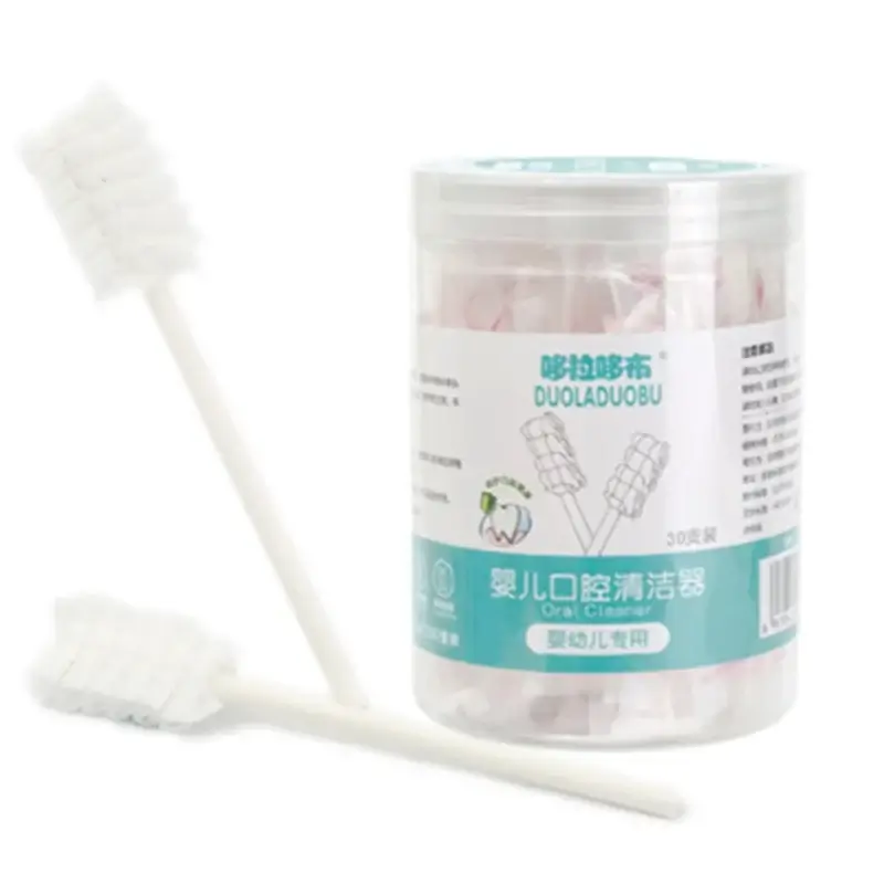 Baby Tongue Cleaner Swab Sticks 30 Pcs Box Pack