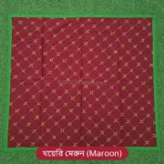 Nakshi Katha Large 35x34 inch - Maroon