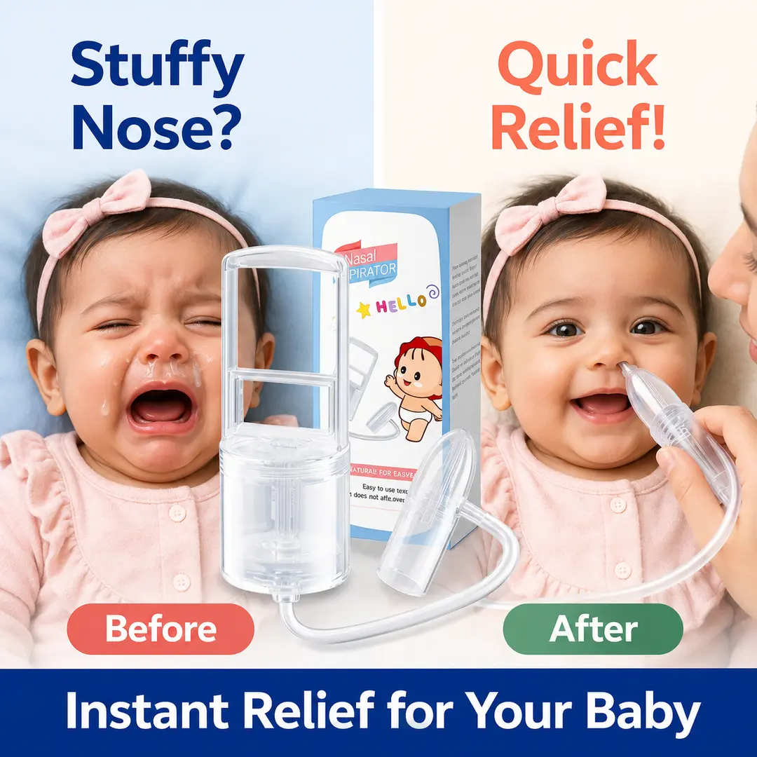 বাচ্চার বন্ধ নাক পরিষ্কার - baby nose cleaner before after