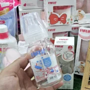 Farlin Heat Resistant α-33 Glass Feeding Bottle 120ml – TOP-808G (0M+)